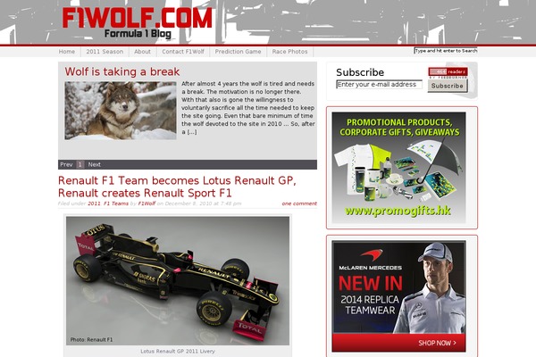 f1wolf.com site used Swift