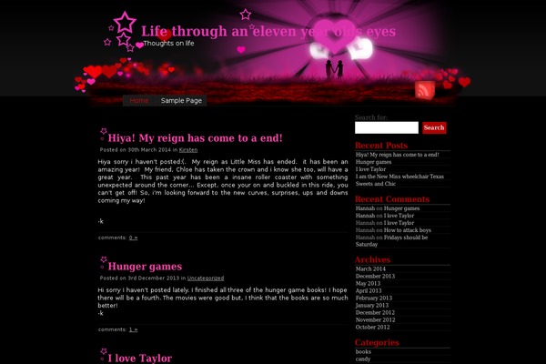 My-lovely-theme theme site design template sample