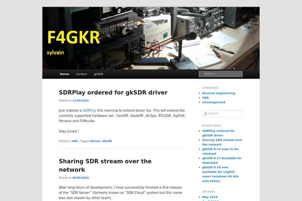 f4gkr.org site used Twenty Eleven