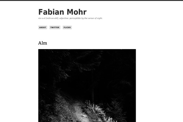fabianmohr.de site used Nilmini