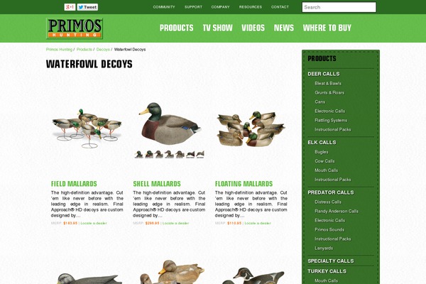 WordPress website example screenshot