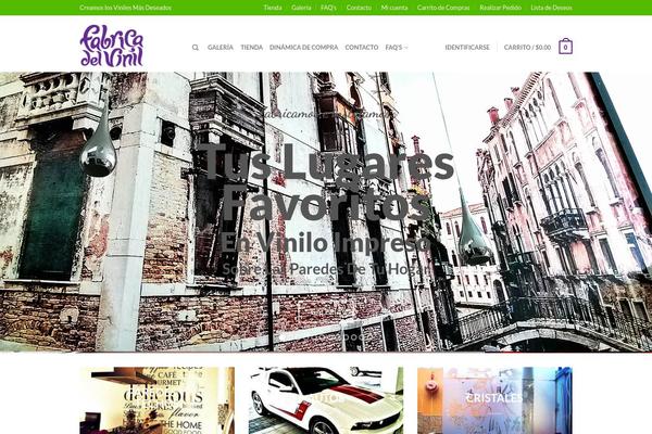 Flatsome theme site design template sample