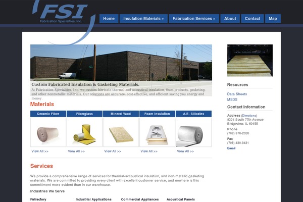 fabricationspecialties.com site used Fsi