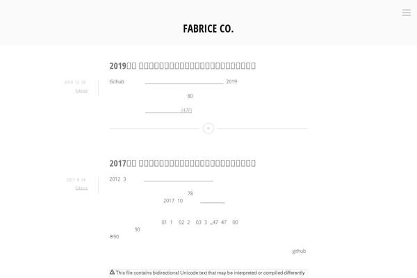 fabrice.jp site used Minnow