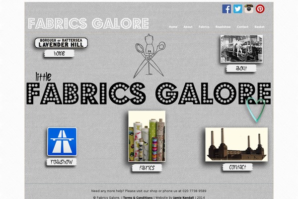 fabricsgalore.co.uk site used Wp Store