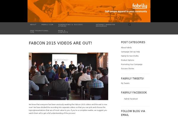 WordPress website example screenshot
