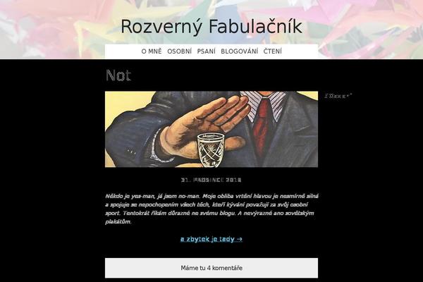 fabulator.cz site used Less