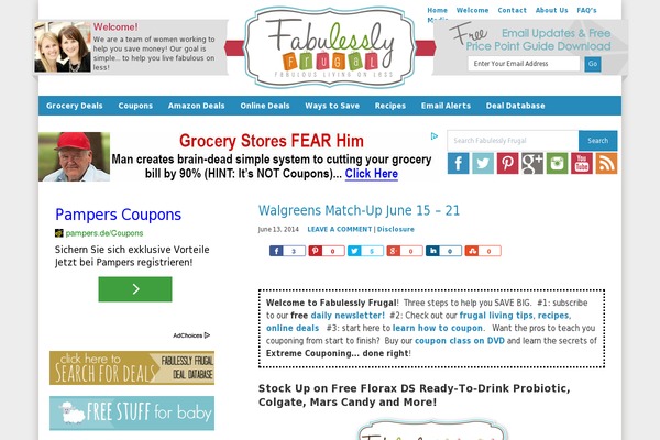 fabulesslyfrugal.com site used Ffdeals