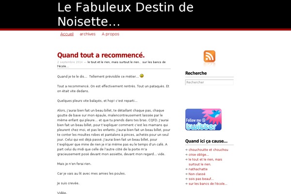 fabuleuxdestin.fr site used Copyblogger-fr