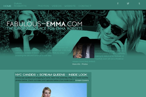 fabulous-emma.com site used Genesis-vintageshade