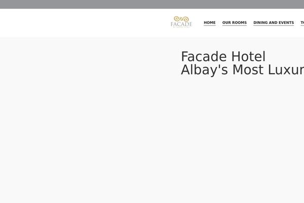 Hoteller theme site design template sample