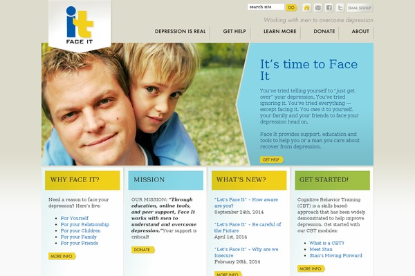 faceitfoundation.org site used Face-it