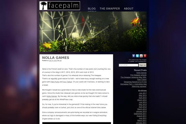 facepalmgames.com site used Facep3