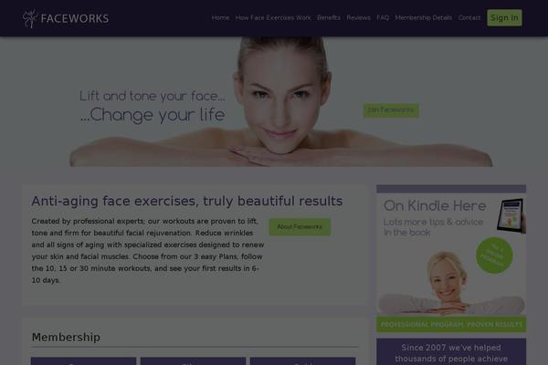 faceworks.co.uk site used Faceworks