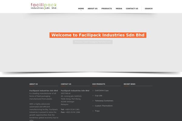 WordPress website example screenshot