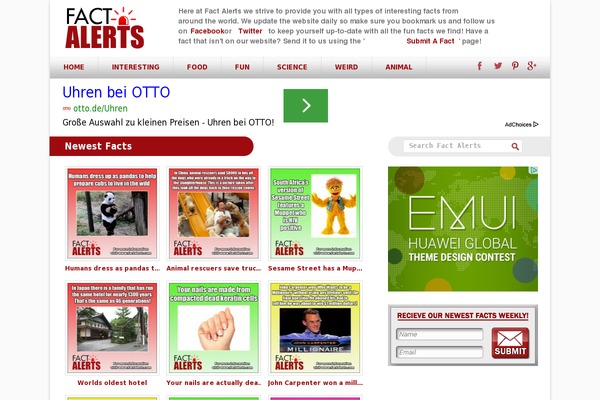 factalerts.com site used Factalertswp