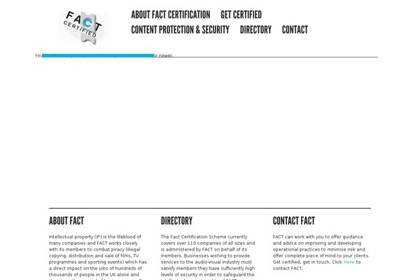 factcertification.com site used Squared3