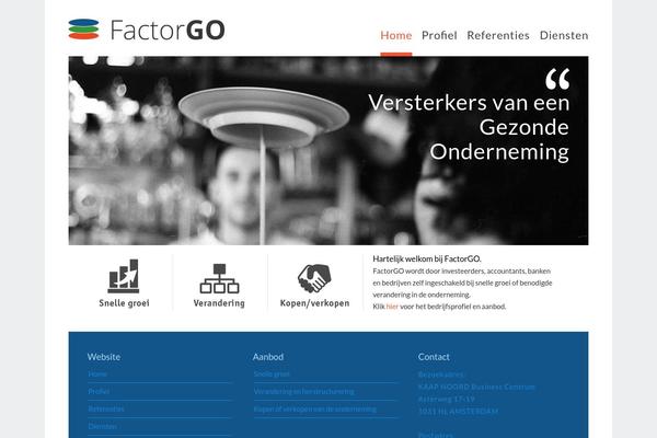 factorgo.nl site used Theme-factorgo