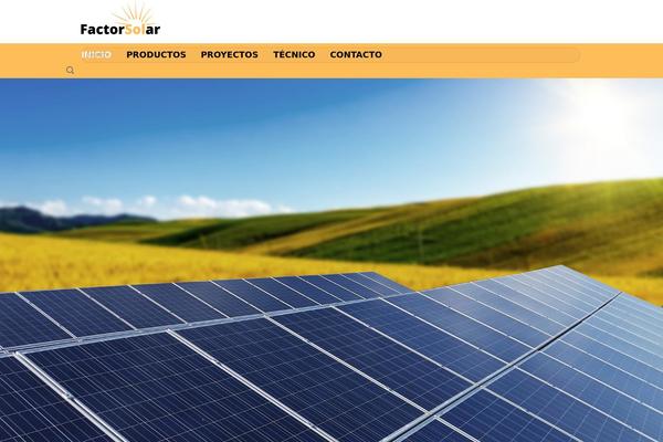 factorsolar.es site used Factorsolar