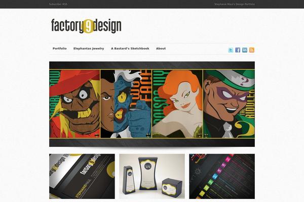 SuperSkeleton theme site design template sample