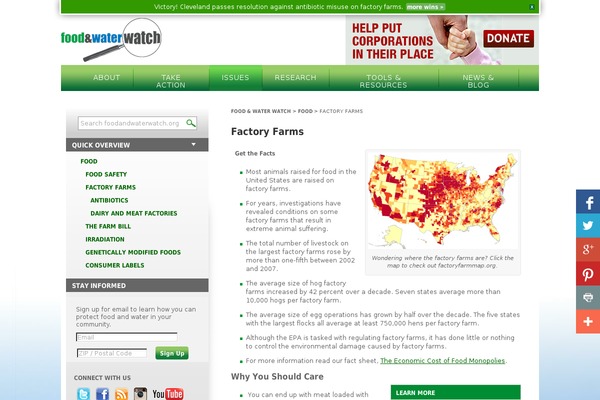 factoryfarm.org site used Fww