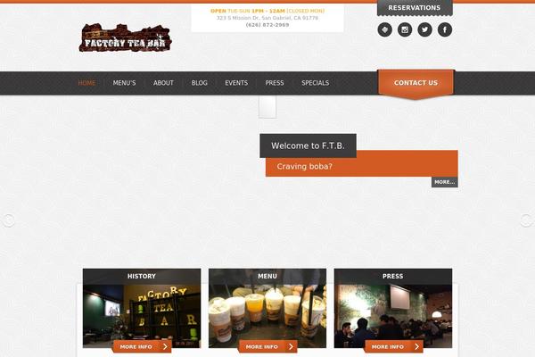 Bistro-responsive_foodie_app-theme theme site design template sample