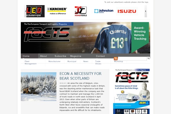 WordPress website example screenshot