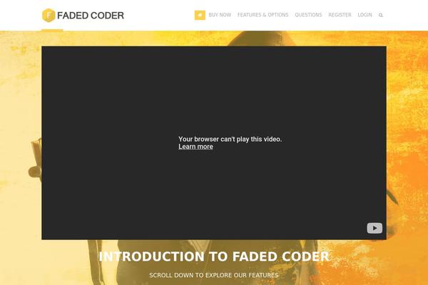 fadedcoder.com site used Boldial Child