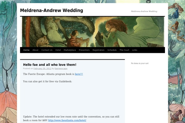 Twenty Ten theme site design template sample