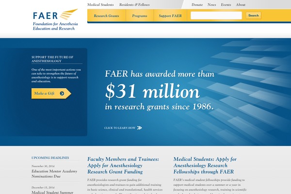 faer.org site used Faer