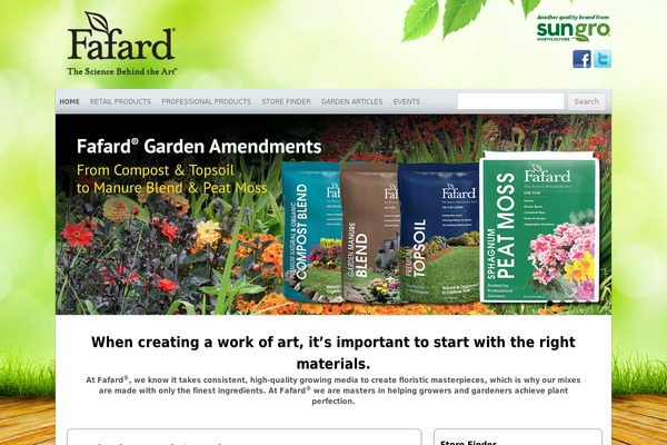 fafard.com site used Sungro