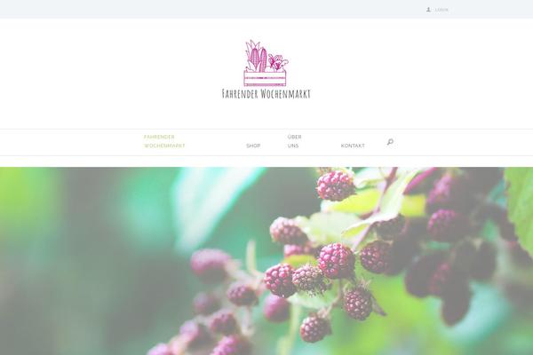 Organics theme site design template sample