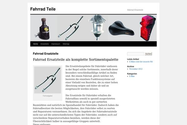 WordPress website example screenshot