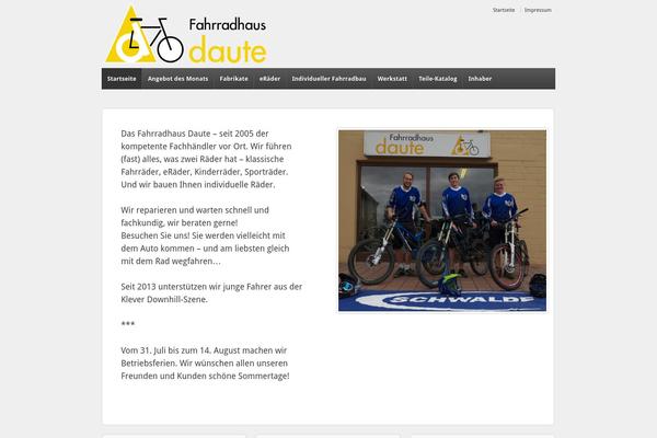 WordPress website example screenshot