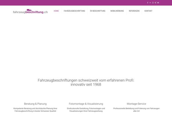 WordPress website example screenshot