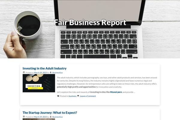 fairbusinessreport.org site used Real-estate-agency
