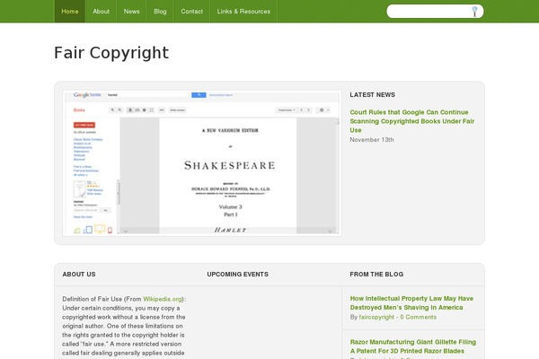 faircopyright.ca site used Simple-non-profit-theme