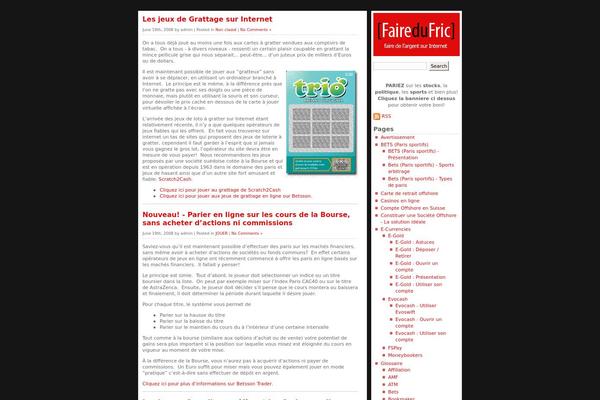 fairedufric.com site used Red-top