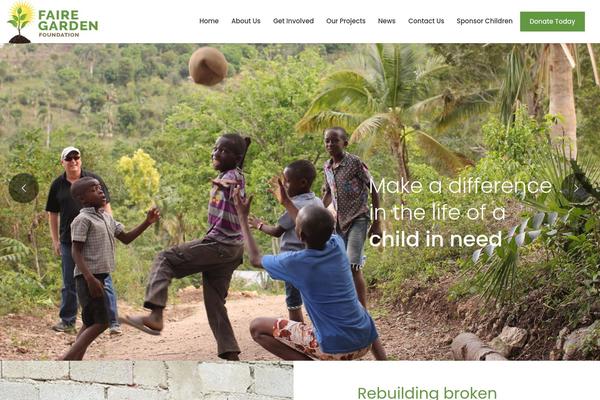 WordPress website example screenshot