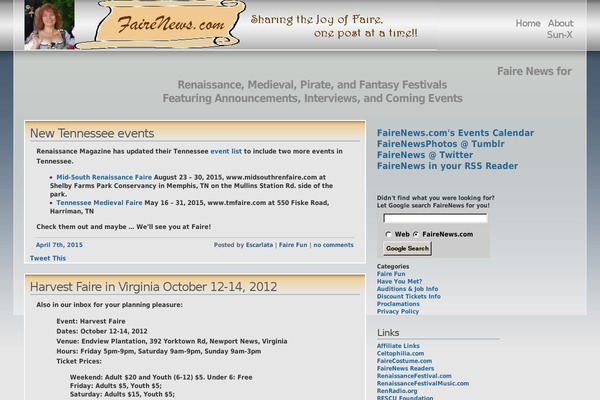 WordPress website example screenshot