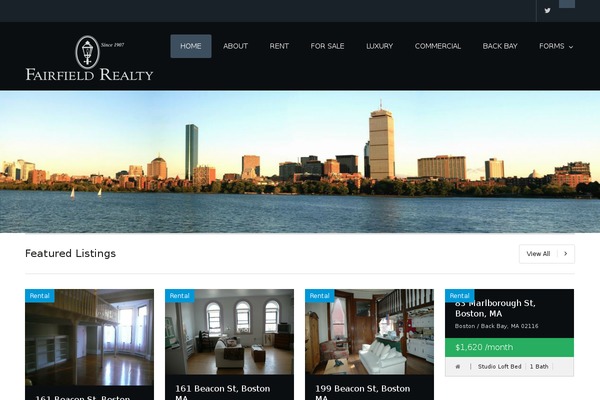 WP Pro Real Estate 6 theme site design template sample