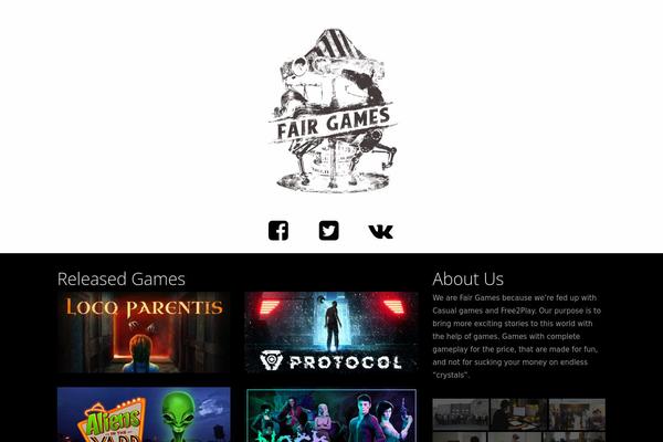 WordPress website example screenshot