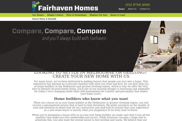 fairhavenhomes.com.au site used Fairhaven
