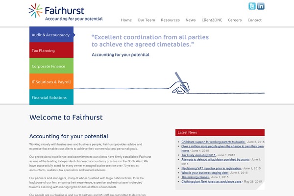 fairhurstaccountants.com site used Fairhurst