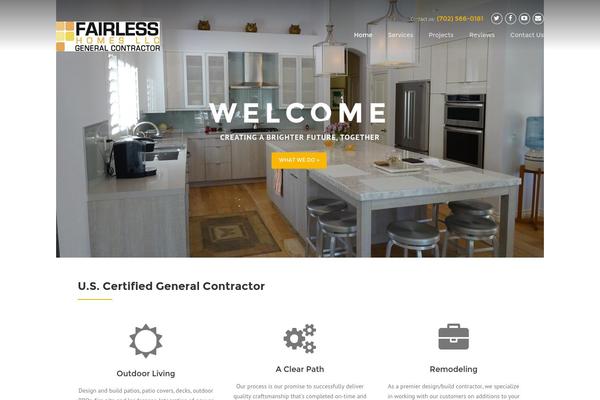 Construction theme site design template sample