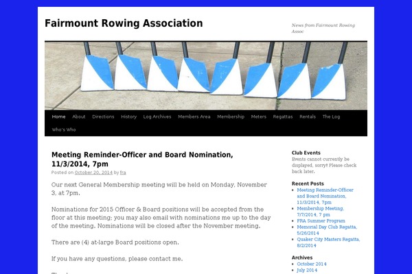 Twenty Ten theme site design template sample