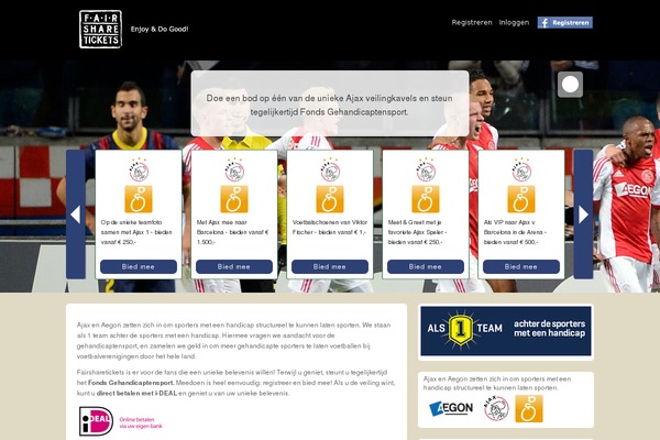 WordPress website example screenshot