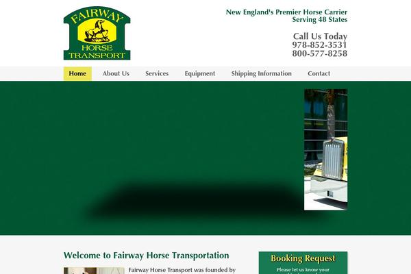 Fairway theme site design template sample