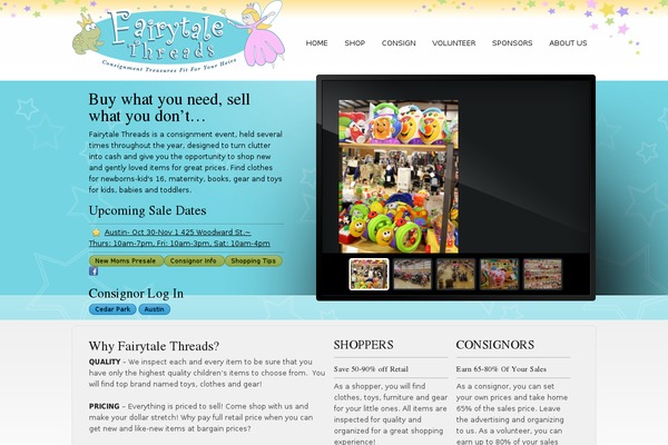 WordPress website example screenshot