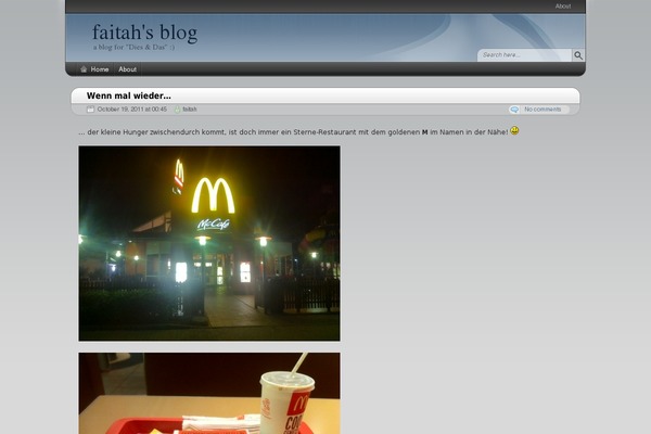 WordPress website example screenshot